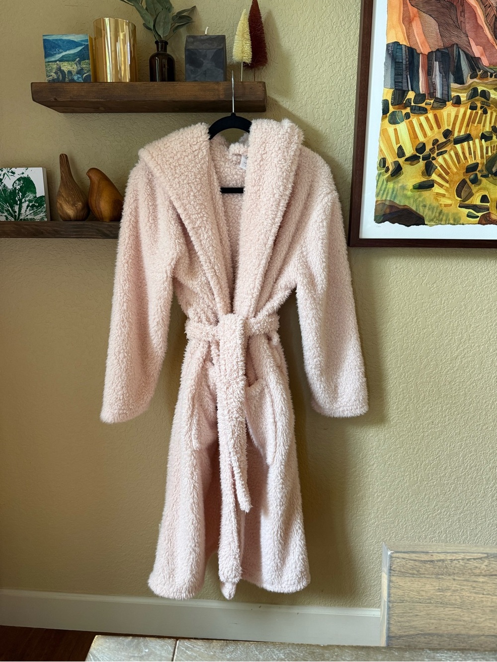 Pottery Barn Teen Cozy Sherpa Fleece Robe M/L